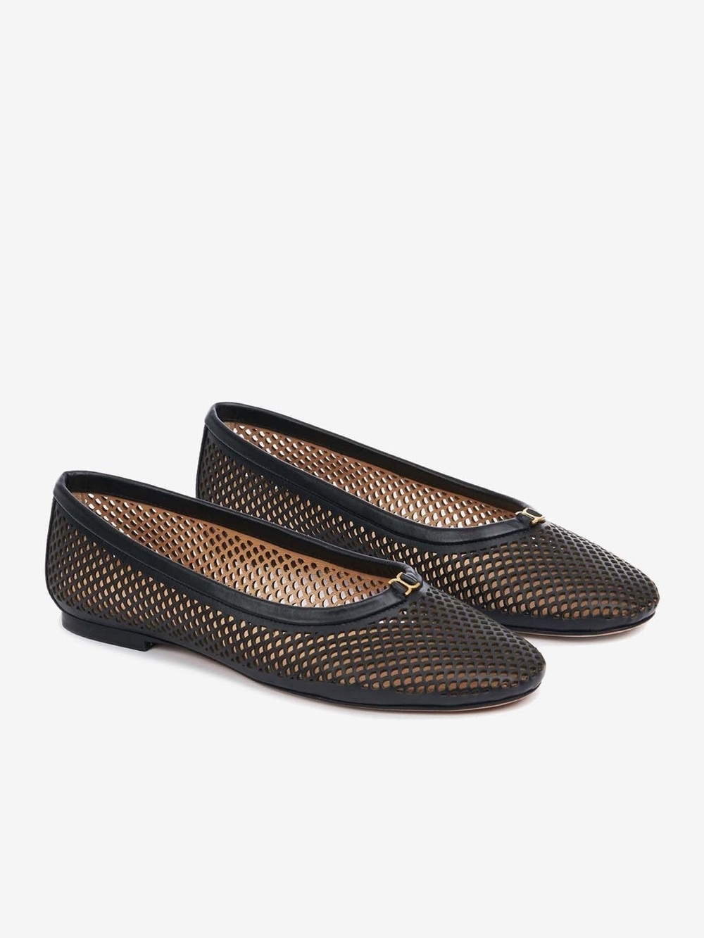 Chloe MARCIE BALLERINA FLATS IN Perforated LEATHER Size 41